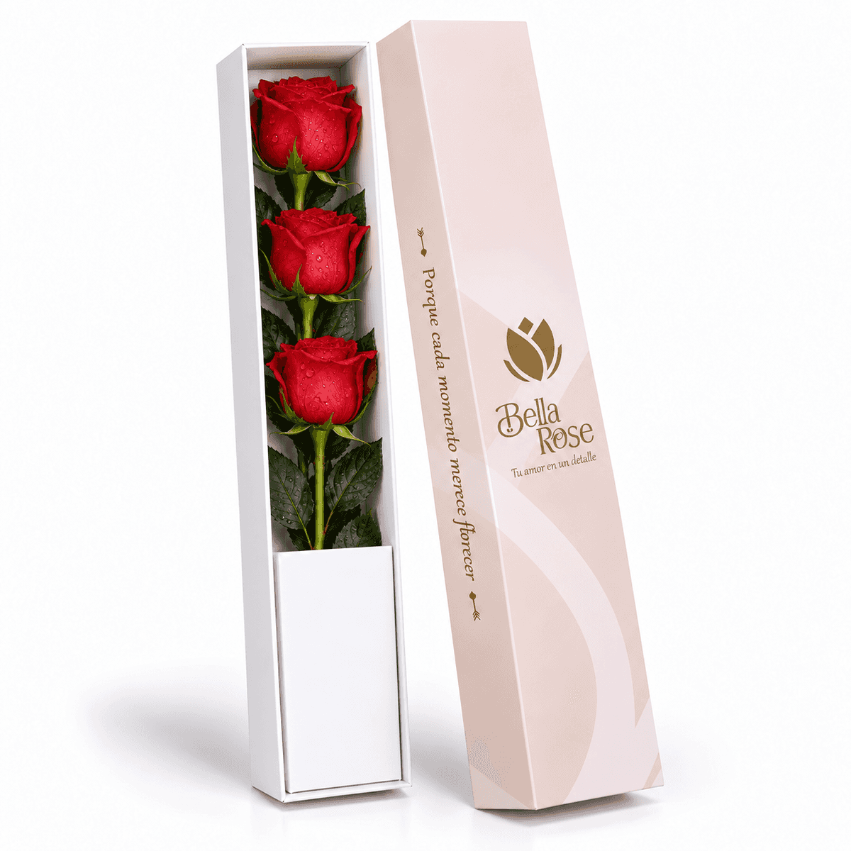 CAJA 3 ROSAS PREMIUM