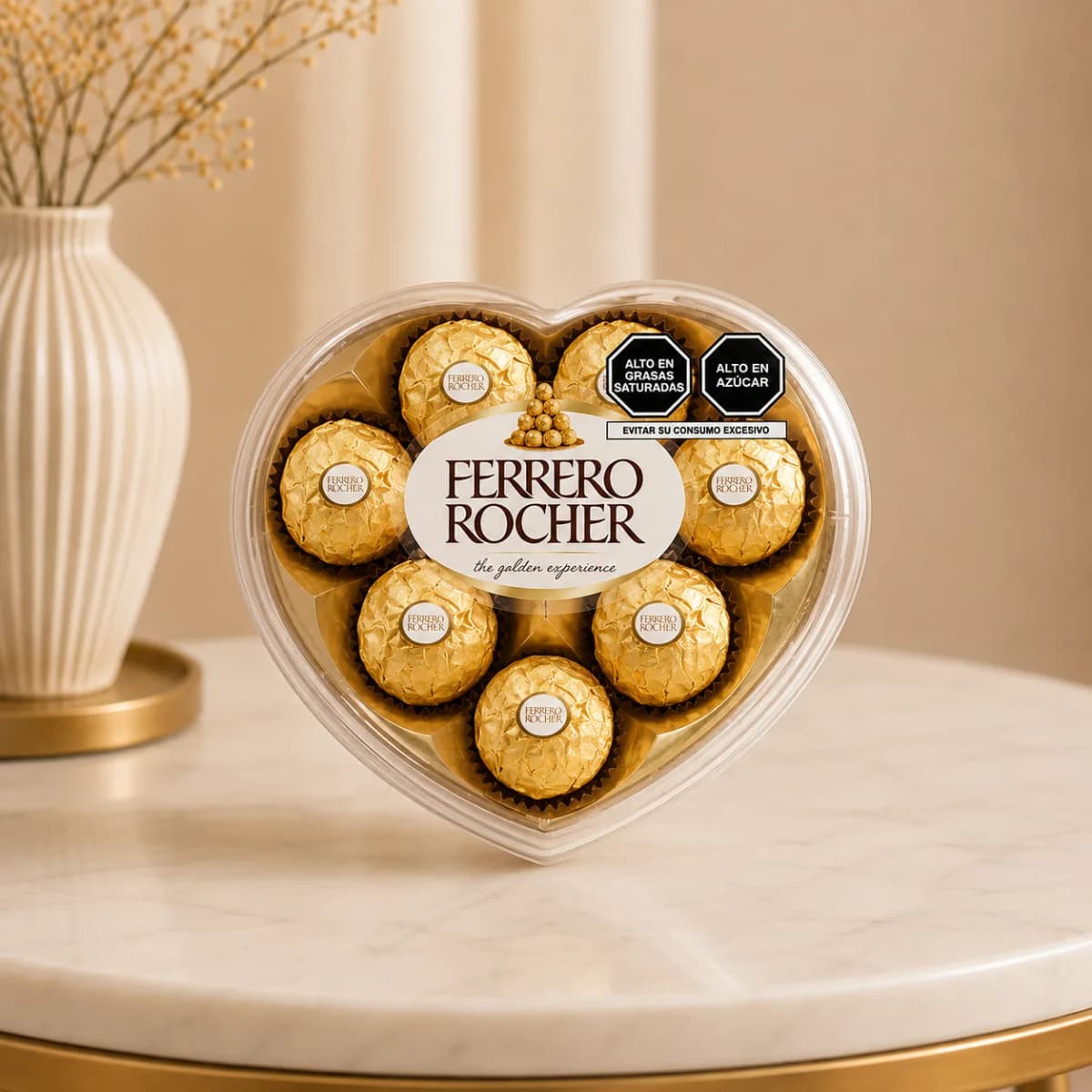 Ferrero rocher corazón 8und