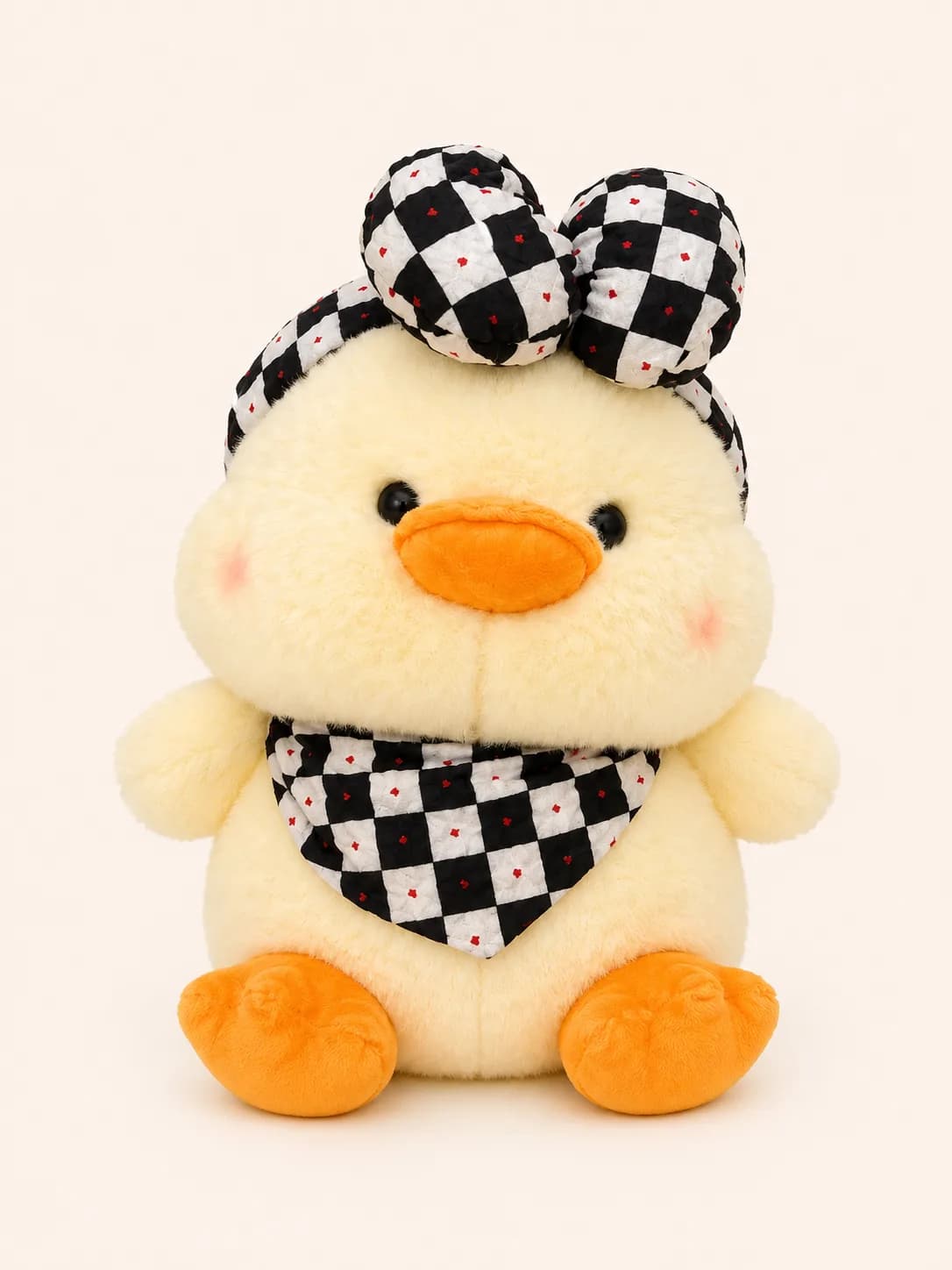 PATITO CON BUFANDA Y MOÑO