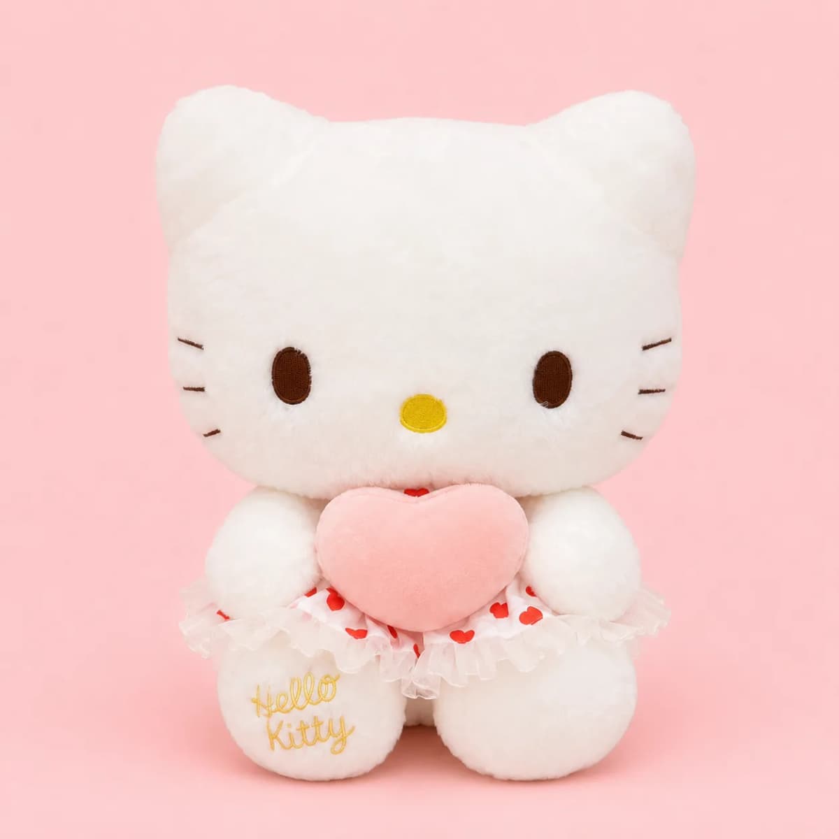 KITTY VESTIDO CON CORAZÓN ROSADO